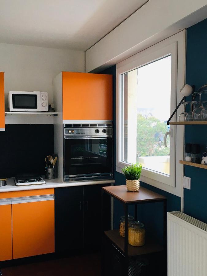 Bleu Sale - F2 Courseulles Avec Balcon Lägenhet Exteriör bild